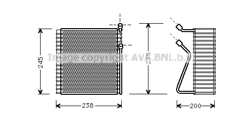 изпарител, климатична система AVA QUALITY COOLING 