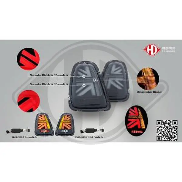 комплект задна светлина DIEDERICHS          