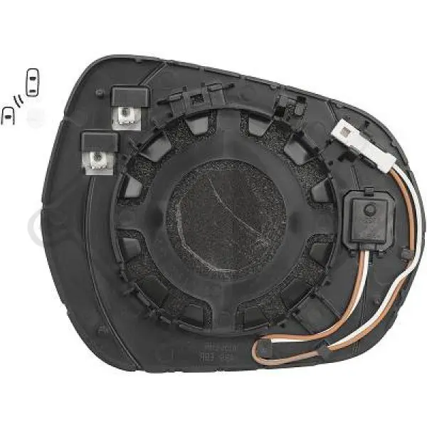 стъкло на огледало, външно огледало DIEDERICHS          