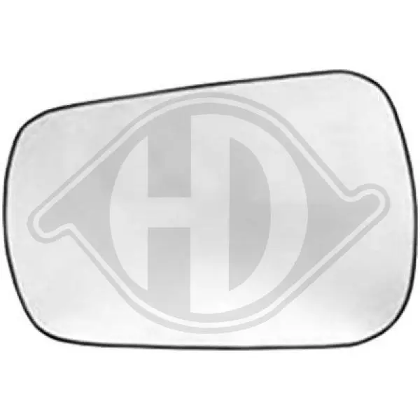 стъкло на огледало, външно огледало DIEDERICHS          