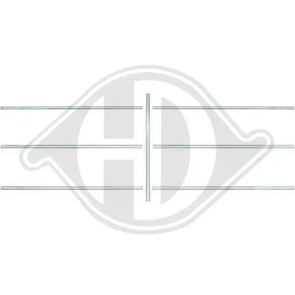 покривна-защитна лайсна, решетка на радиатора DIEDERICHS          