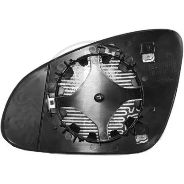 стъкло на огледало, външно огледало DIEDERICHS          