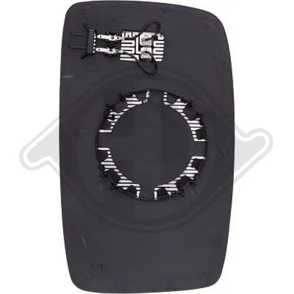 стъкло на огледало, външно огледало DIEDERICHS          