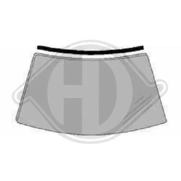 покривна-защитна лайсна, предно стъкло DIEDERICHS          