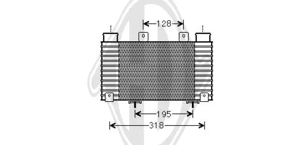 интеркулер (охладител за въздуха на турбината) DIEDERICHS          