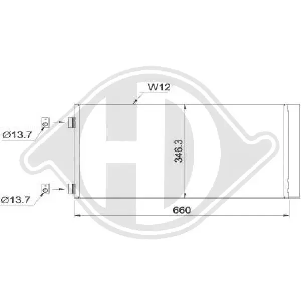 кондензатор, климатизация DIEDERICHS          