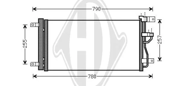 кондензатор, климатизация DIEDERICHS          