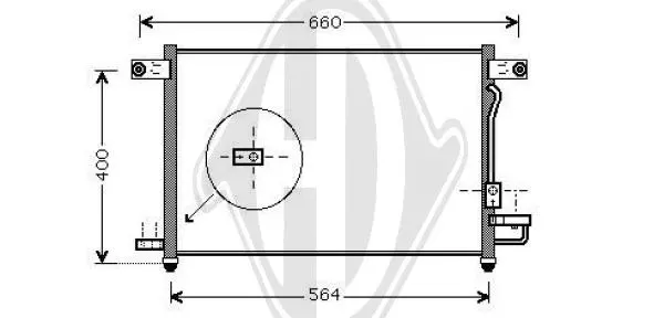 кондензатор, климатизация DIEDERICHS          