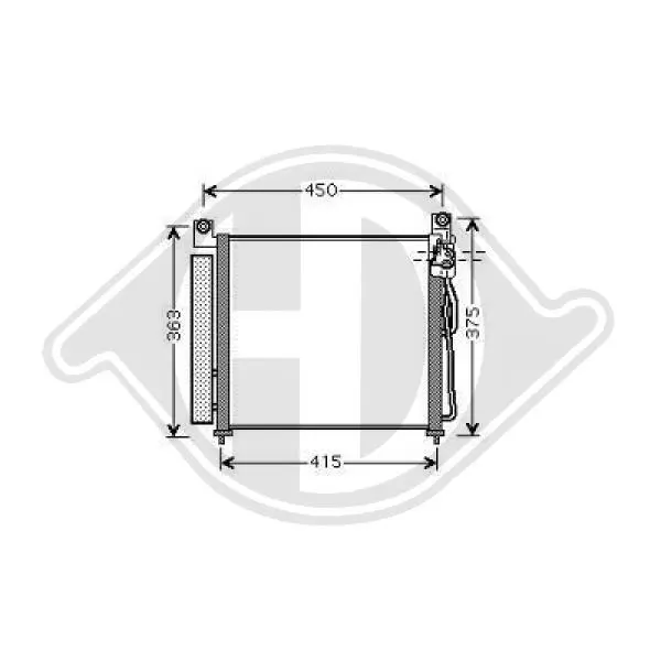 кондензатор, климатизация DIEDERICHS          