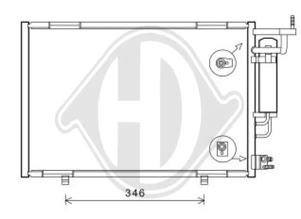 кондензатор, климатизация DIEDERICHS          