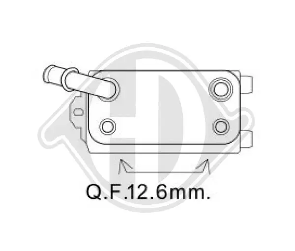 маслен радиатор, двигателно масло DIEDERICHS          