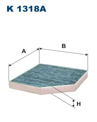 Филтър купе за AUDI A6 Avant (4G5, 4GD, C7) 2.8 FSI quattro K 1318A FILTRON             