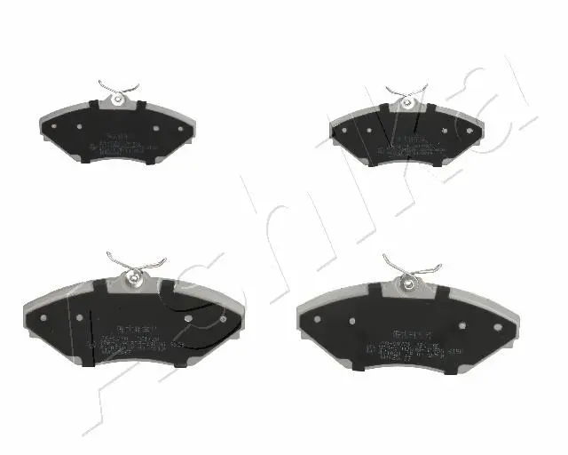 комплект спирачно феродо, дискови спирачки ASHIKA              