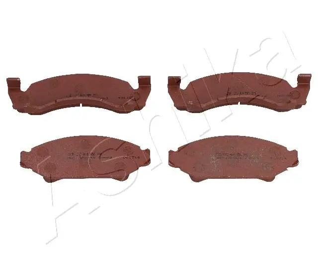 комплект спирачно феродо, дискови спирачки ASHIKA              