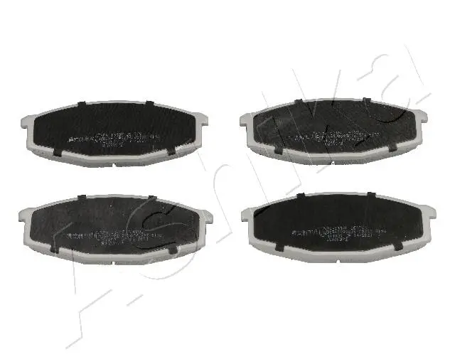 комплект спирачно феродо, дискови спирачки ASHIKA              