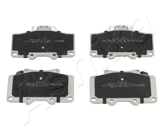 комплект спирачно феродо, дискови спирачки ASHIKA              