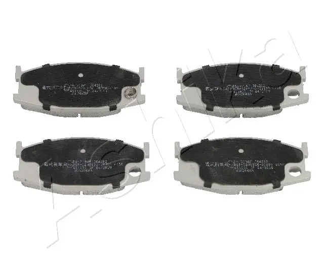 комплект спирачно феродо, дискови спирачки ASHIKA              