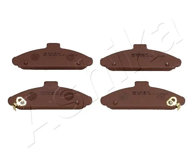 комплект спирачно феродо, дискови спирачки ASHIKA              