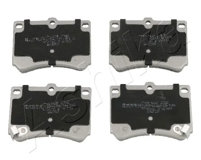 комплект спирачно феродо, дискови спирачки ASHIKA              