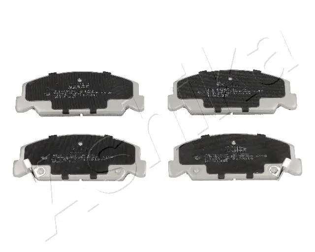 комплект спирачно феродо, дискови спирачки ASHIKA              