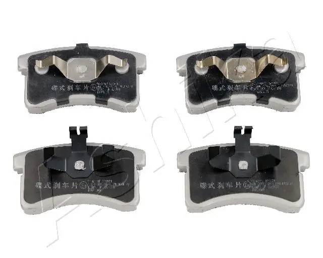 комплект спирачно феродо, дискови спирачки ASHIKA              