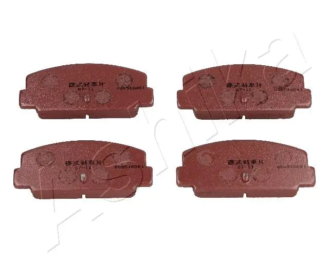 комплект спирачно феродо, дискови спирачки ASHIKA              