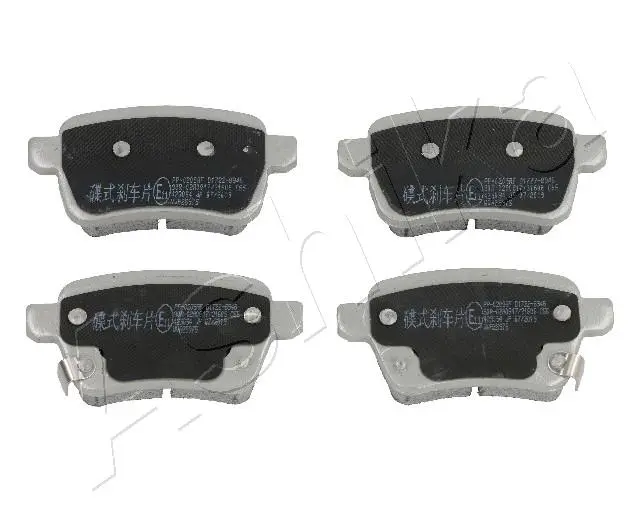 комплект спирачно феродо, дискови спирачки ASHIKA              