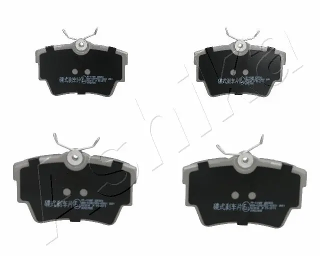 комплект спирачно феродо, дискови спирачки ASHIKA              