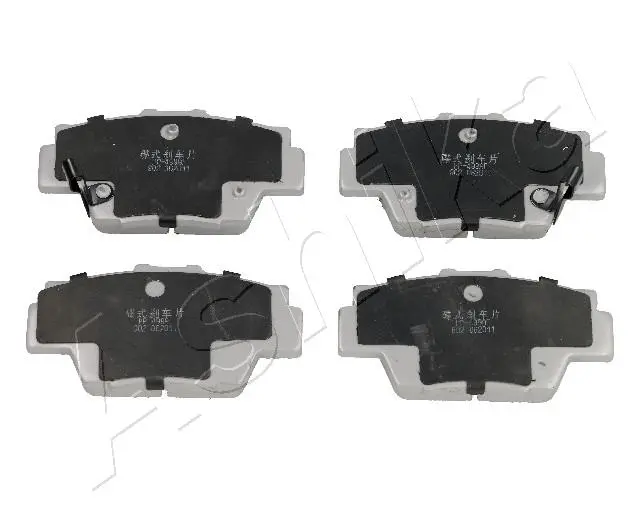 комплект спирачно феродо, дискови спирачки ASHIKA              