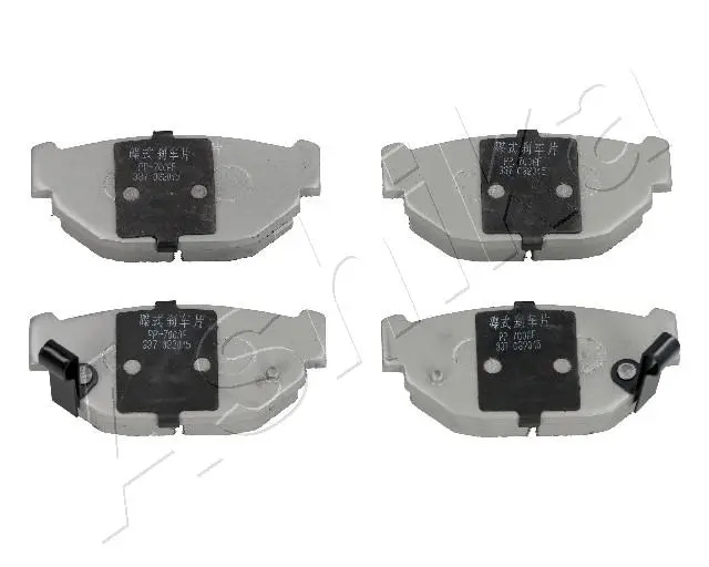 комплект спирачно феродо, дискови спирачки ASHIKA              