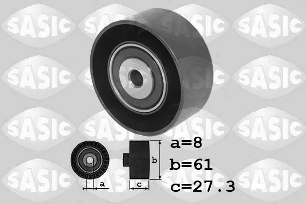 паразитна- водеща ролка, зъбен ремък SASIC               