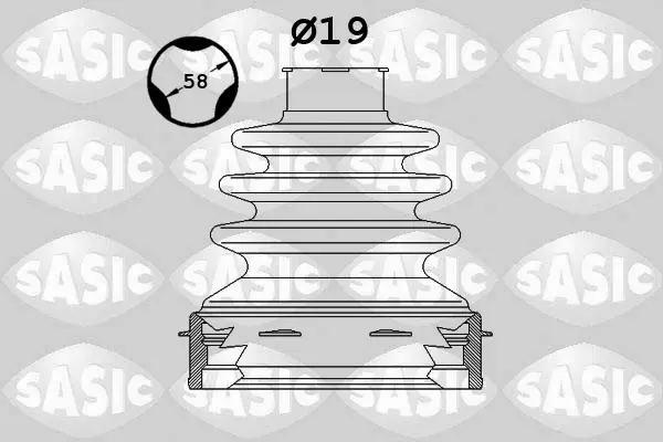 комплект маншон, полуоска SASIC               