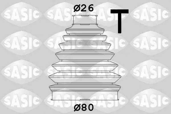 комплект маншон, полуоска SASIC               