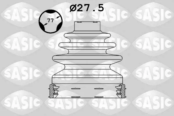 комплект маншон, полуоска SASIC               