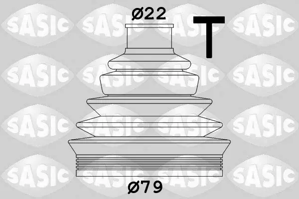 комплект маншон, полуоска SASIC               