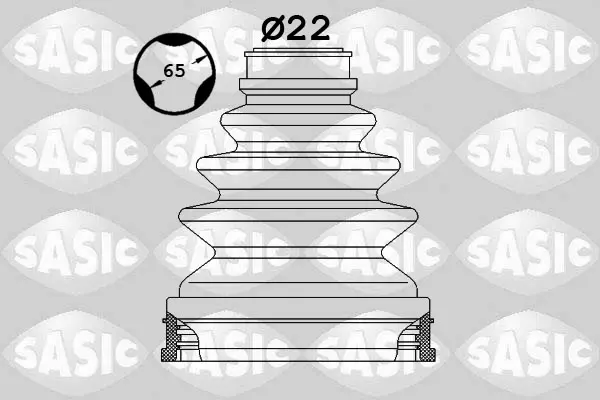 комплект маншон, полуоска SASIC               