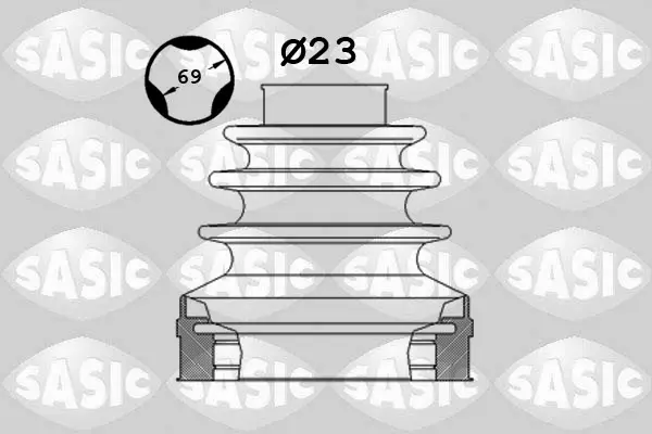 комплект маншон, полуоска SASIC               