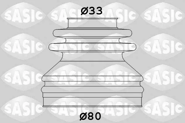 комплект маншон, полуоска SASIC               