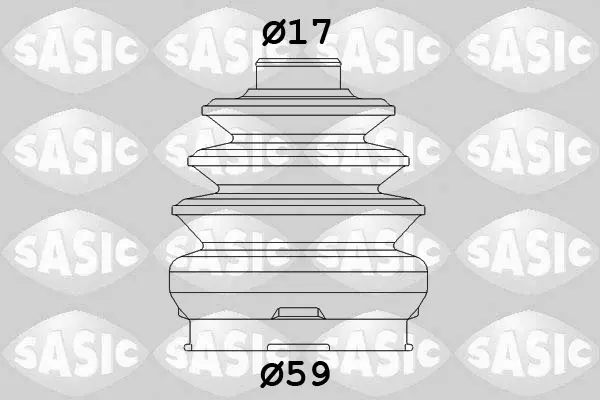 комплект маншон, полуоска SASIC               