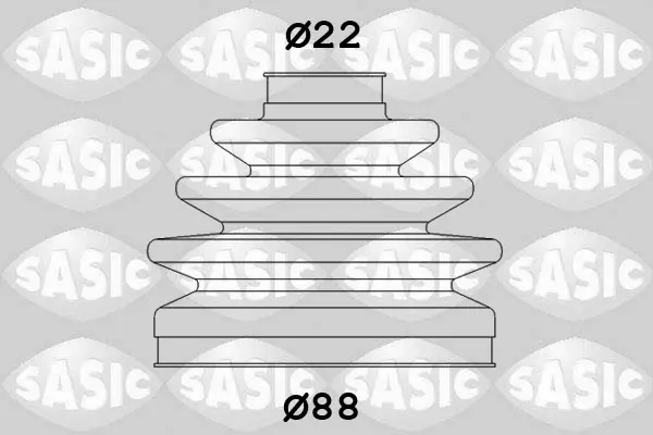 комплект маншон, полуоска SASIC               