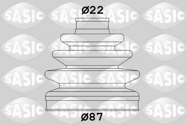 комплект маншон, полуоска SASIC               