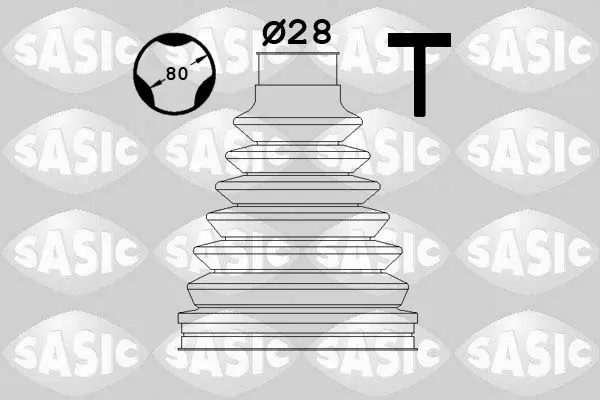 комплект маншон, полуоска SASIC               