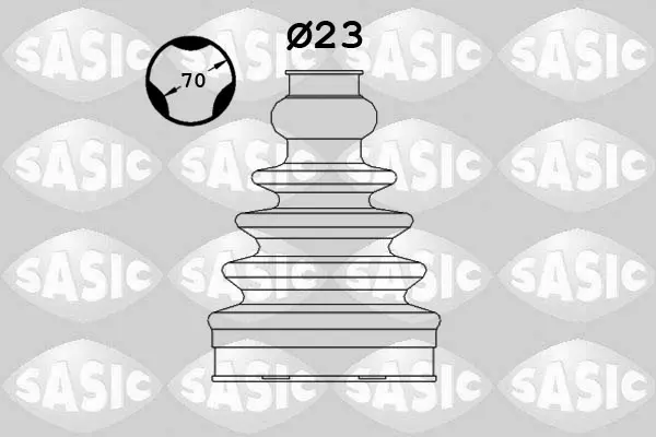комплект маншон, полуоска SASIC               