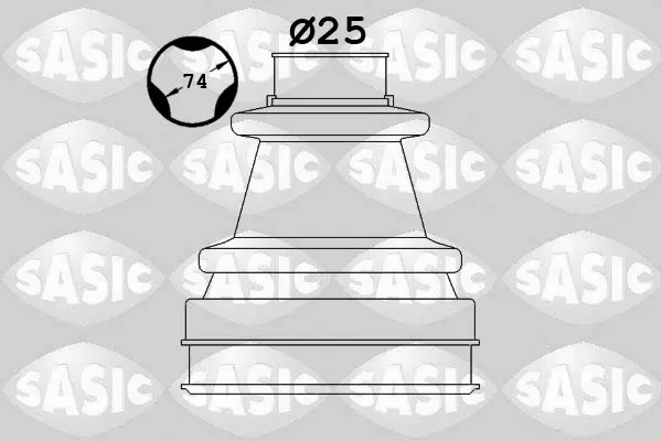 комплект маншон, полуоска SASIC               