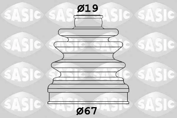 комплект маншон, полуоска SASIC               
