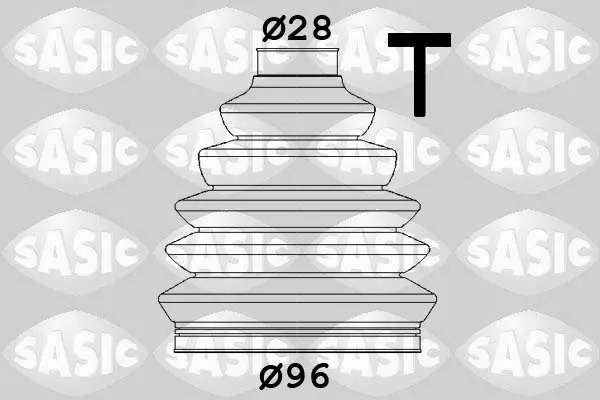 комплект маншон, полуоска SASIC               