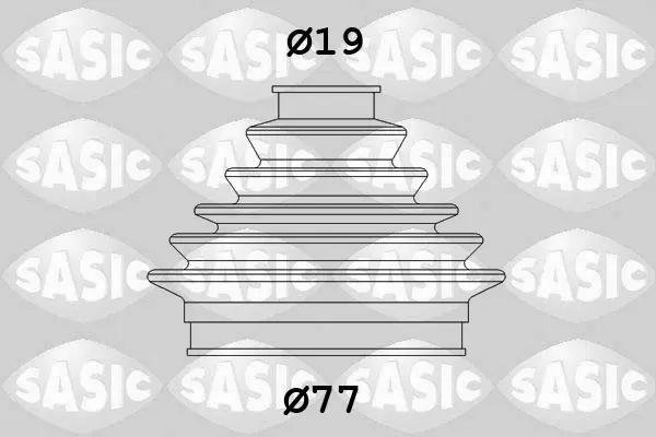комплект маншон, полуоска SASIC               
