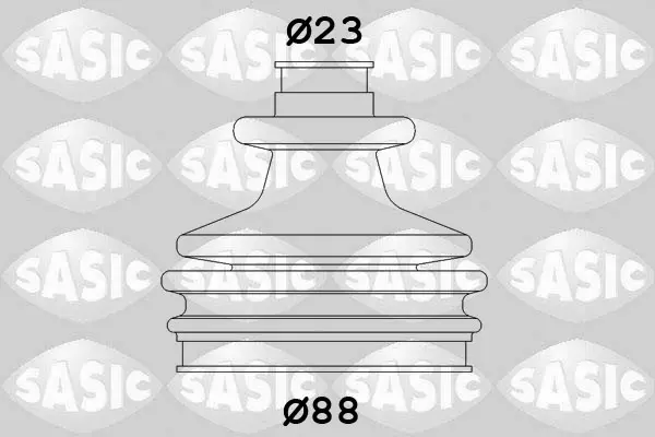 комплект маншон, полуоска SASIC               