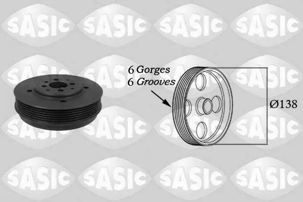 ремъчна шайба, колянов вал SASIC               