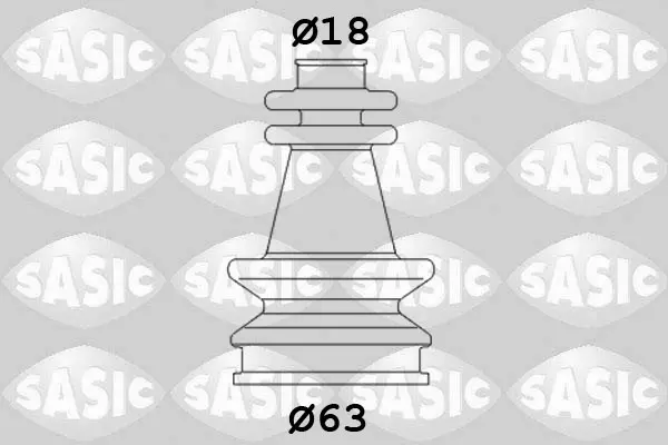 комплект маншон, полуоска SASIC               
